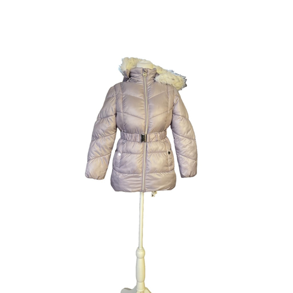 Girls Michael Kors Coat 10/12 Purple - Picture 2 of 5